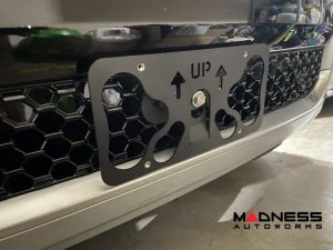 Jeep Compass License Plate Mount - Platypus - Grille Mount - Base